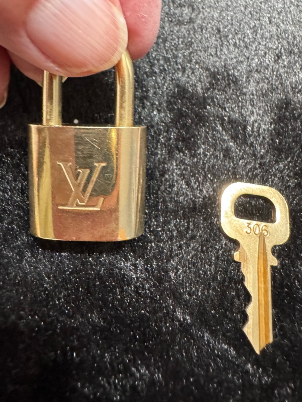 Louis Vuitton Brass Padlock with Key #306 - Picture 4 of 5